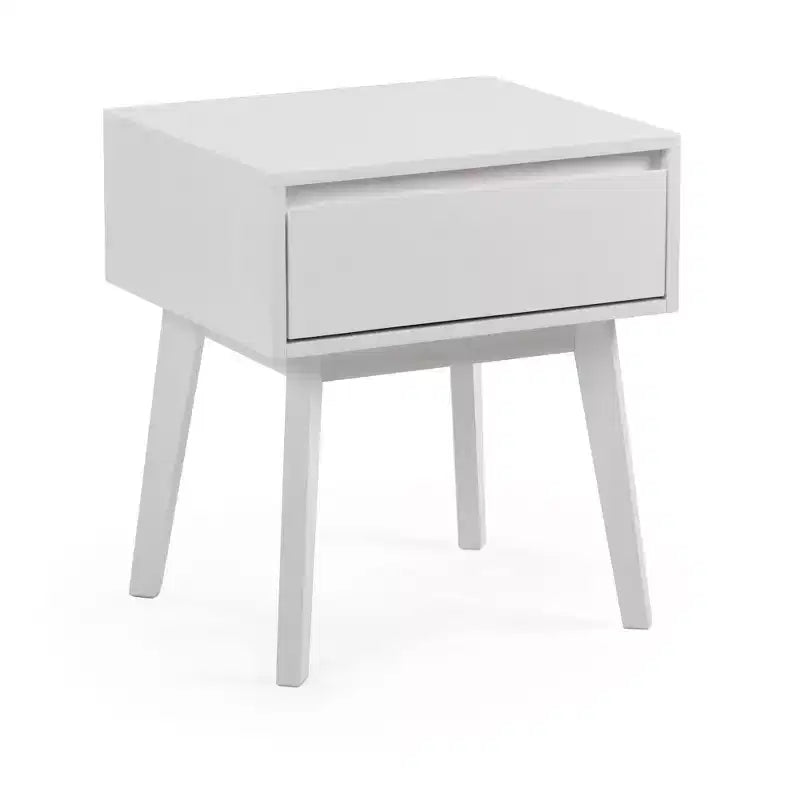 Table de chevet en bois massif Plank+Beam avec tiroir de rangement, petite table d'appoint moderne