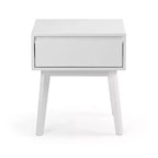 Table de chevet en bois massif Plank+Beam avec tiroir de rangement, petite table d'appoint moderne