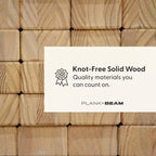 Lit superposé en L en bois massif Plank+Beam style fermier avec deux lits jumeaux et un bureau