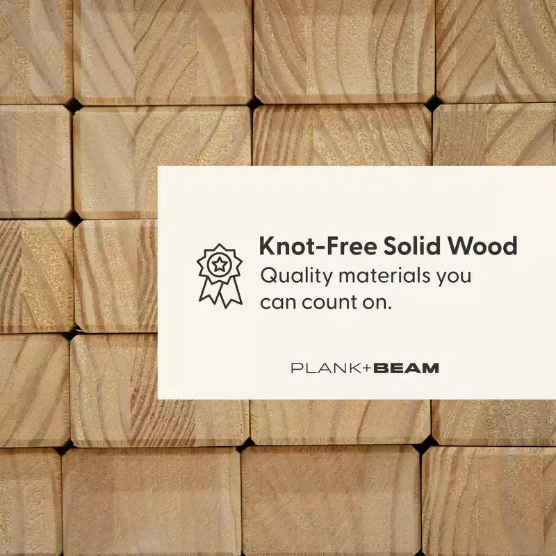 Lit superposé en L en bois massif Plank+Beam style fermier avec deux lits jumeaux et un bureau