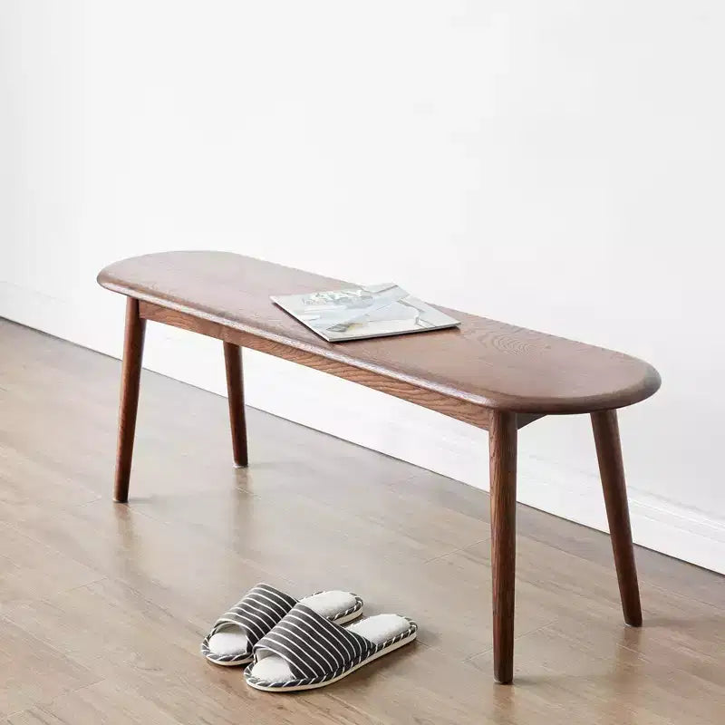 Banc de salle à manger, banc de cuisine intérieur de 120 cm, banc de rangement à chaussures pour entrée, bancs en bois de chêne pour salon, salle à manger, couloir
