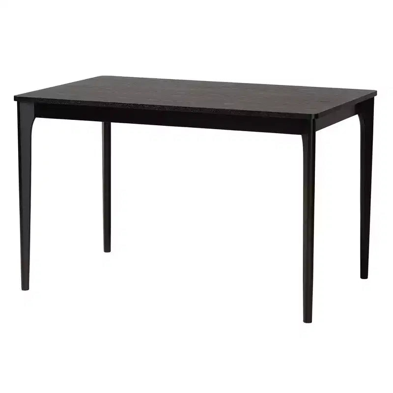 Ensemble de salle à manger 5 pièces Baxton Studio Brenna en bois, style bohème moderne