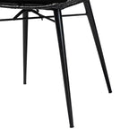 Ensemble de salle à manger 5 pièces Baxton Studio Brenna en bois, style bohème moderne