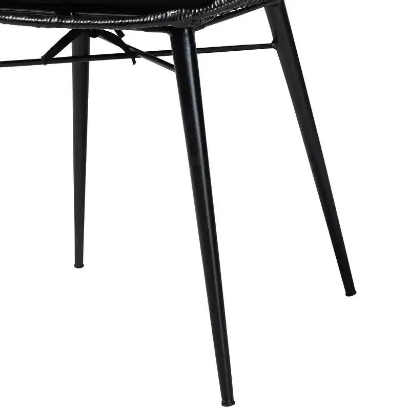 Ensemble de salle à manger 5 pièces Baxton Studio Brenna en bois, style bohème moderne