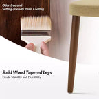 Chaise de salle à manger Elisa en tissu, style Mid-century moderne, lot de 2 | ART OF LIVING DESIGNS