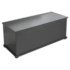Malle de rangement en bois avec couvercle relevable, style rétro, boîte à jouets, organisateur avec charnière de sécurité, 39,37 x 16,14 x 15,75 pouces (3,28 * 1,35 * 1,31 pieds)