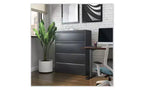 Classeur latéral Alera, 4 tiroirs pour dossiers format légal/lettre/A4/A5, anthracite, 42 x 18,63 x 52,5