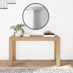 Console moderne en bois massif Plank+Beam 56 pour entrée étroite