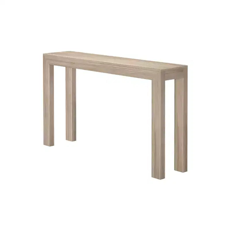 Console moderne en bois massif Plank+Beam 56 pour entrée étroite