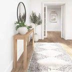 Console moderne en bois massif Plank+Beam 56 pour entrée étroite