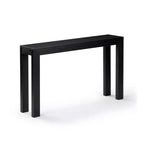 Console moderne en bois massif Plank+Beam 56 pour entrée étroite