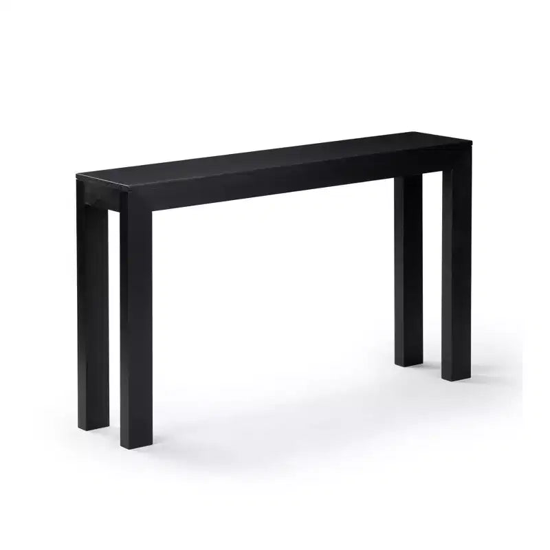Console moderne en bois massif Plank+Beam 56 pour entrée étroite
