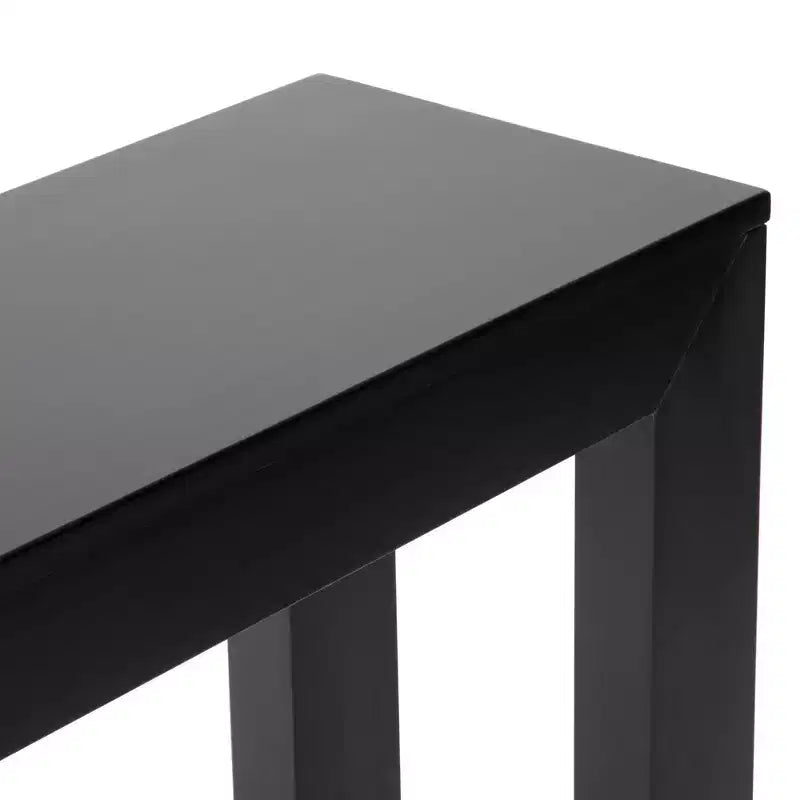 Console moderne en bois massif Plank+Beam 56 pour entrée étroite