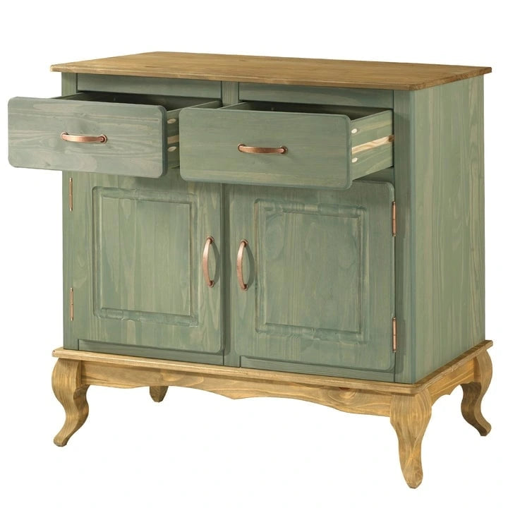 Buffet en bois vert