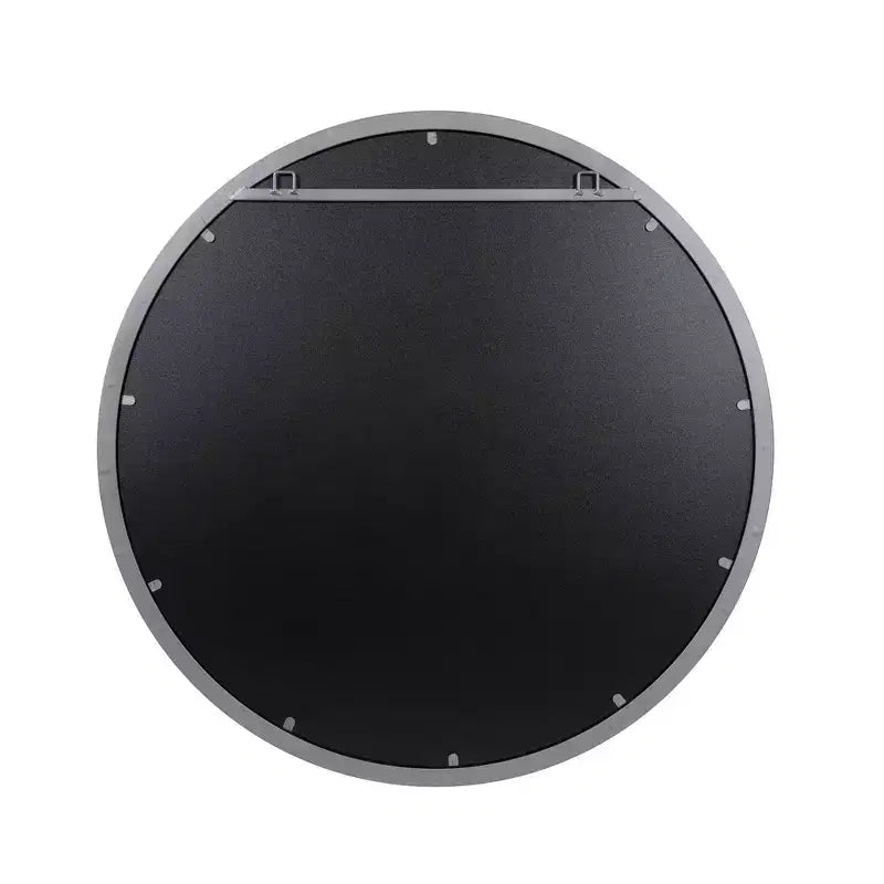 Miroir industriel Howard Elliott Fordham à cadre métallique avec détails rivetés