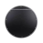 Miroir industriel Howard Elliott Fordham à cadre métallique avec détails rivetés