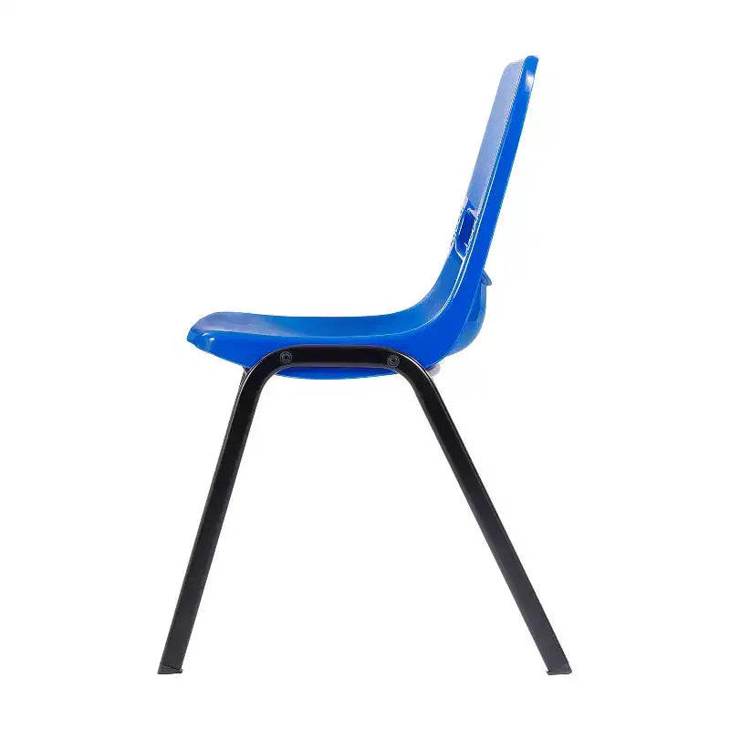 Chaise de salle de classe empilable Flash Furniture HERCULES résistante et confortable avec cadre thermolaqué, dossier et assise ergonomiques