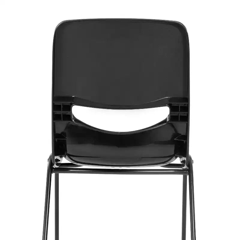 Chaise de salle de classe empilable Flash Furniture HERCULES résistante et confortable avec cadre thermolaqué, dossier et assise ergonomiques