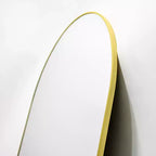 HOMLUX 20x36/22x38 Miroir Ovale Mural de Salle de Bain Grand Format Horizontal Vertical
