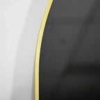 HOMLUX 20x36/22x38 Miroir Ovale Mural de Salle de Bain Grand Format Horizontal Vertical