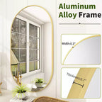 HOMLUX 20x36/22x38 Miroir Ovale Mural de Salle de Bain Grand Format Horizontal Vertical