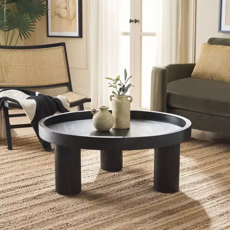 Table basse ronde à 3 pieds Meek - COF6603 - Safavieh