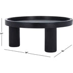 Table basse ronde à 3 pieds Meek - COF6603 - Safavieh
