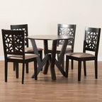 Ensemble de salle à manger moderne 5 pièces en bois Felice Baxton Studio
