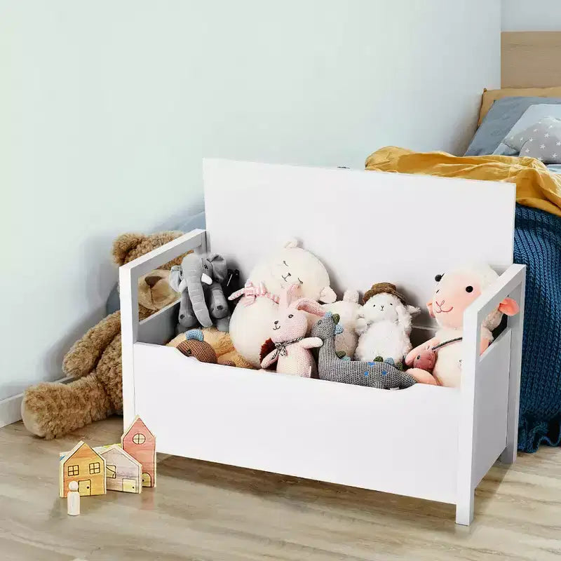 Banc à chaussures Costway avec étagère de rangement, coussin de siège, pouf pour chambre à coucher, couloir, entrée, noir/blanc