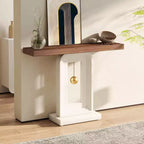 Console étroite Lantine Modern de 40 pouces avec base en forme de pendule