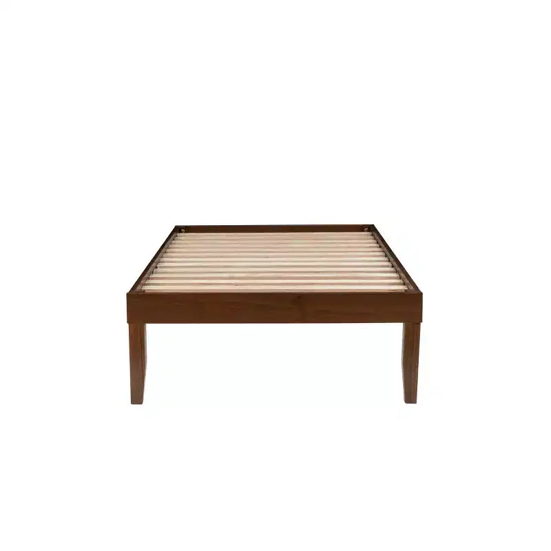 Lit plateforme jumeau et table de chevet Powell Pensy