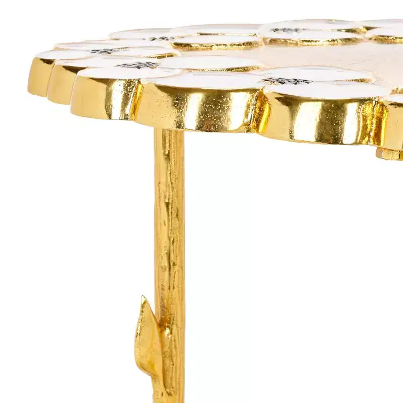 Table d'appoint Florance - FOX5529A - Or/Blanc - Safavieh Couture