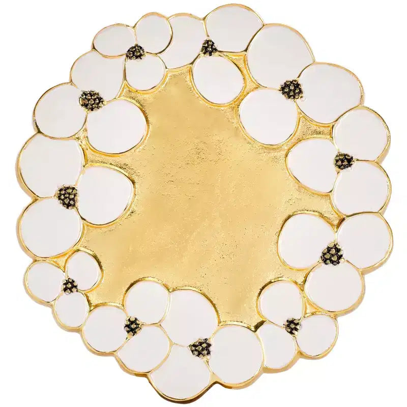 Table d'appoint Florance - FOX5529A - Or/Blanc - Safavieh Couture
