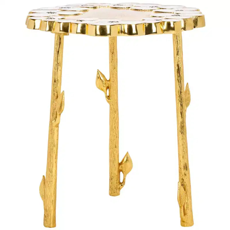 Table d'appoint Florance - FOX5529A - Or/Blanc - Safavieh Couture