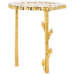 Table d'appoint Florance - FOX5529A - Or/Blanc - Safavieh Couture