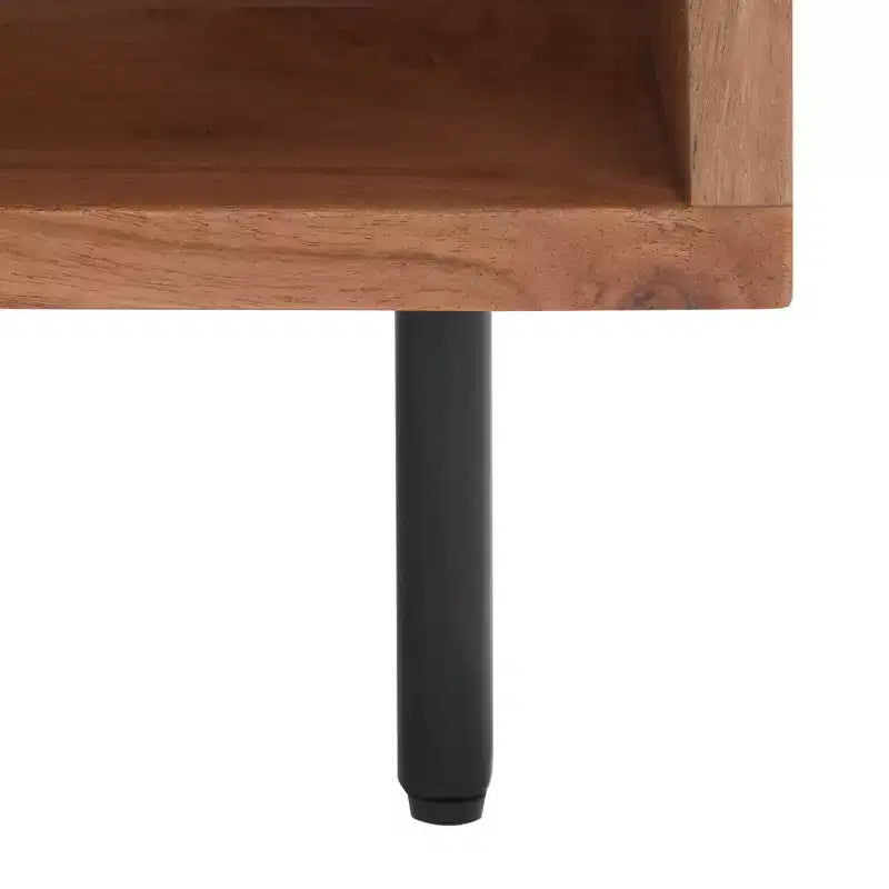 Table de Chevet Benford 1 Tiroir - NST9010 - Naturel/Or - Safavieh