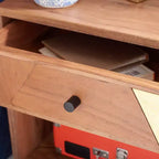 Table de Chevet Benford 1 Tiroir - NST9010 - Naturel/Or - Safavieh