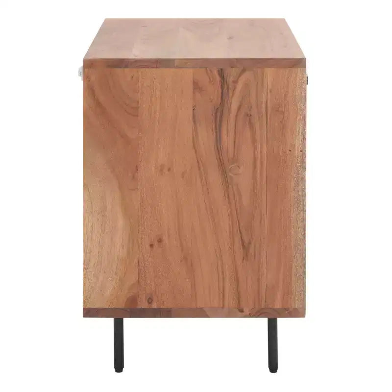 Table de Chevet Benford 1 Tiroir - NST9010 - Naturel/Or - Safavieh