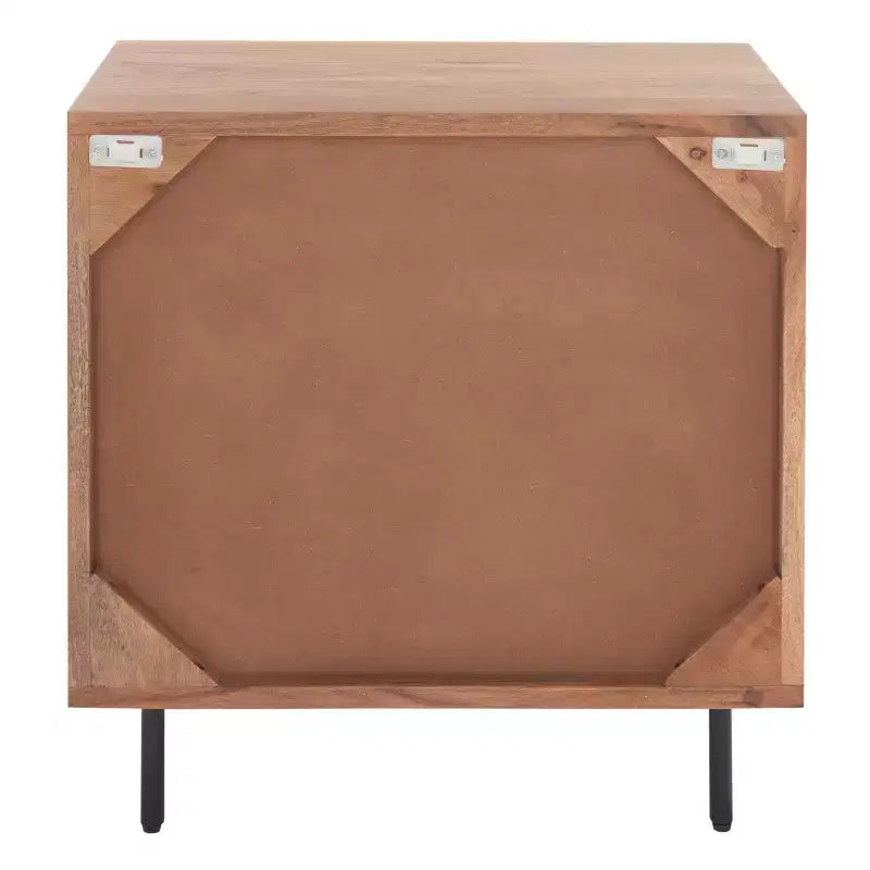 Table de Chevet Benford 1 Tiroir - NST9010 - Naturel/Or - Safavieh