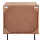 Table de Chevet Benford 1 Tiroir - NST9010 - Naturel/Or - Safavieh