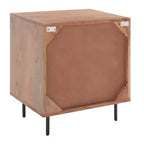 Table de Chevet Benford 1 Tiroir - NST9010 - Naturel/Or - Safavieh