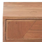 Table de Chevet Benford 1 Tiroir - NST9010 - Naturel/Or - Safavieh