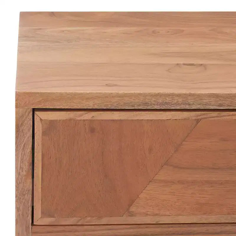 Table de Chevet Benford 1 Tiroir - NST9010 - Naturel/Or - Safavieh