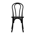 Emma et Oliver - Lot de 2 chaises de salle à manger empilables en bois massif style Thonet