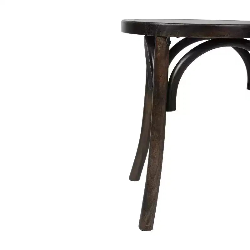 Emma et Oliver - Lot de 2 chaises de salle à manger empilables en bois massif style Thonet