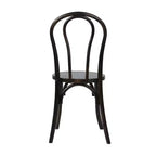 Emma et Oliver - Lot de 2 chaises de salle à manger empilables en bois massif style Thonet