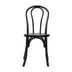 Emma et Oliver - Lot de 2 chaises de salle à manger empilables en bois massif style Thonet