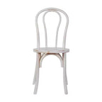 Emma et Oliver - Lot de 2 chaises de salle à manger empilables en bois massif style Thonet