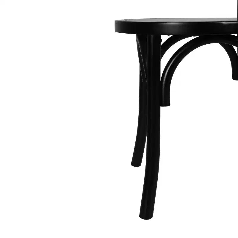 Emma et Oliver - Lot de 2 chaises de salle à manger empilables en bois massif style Thonet