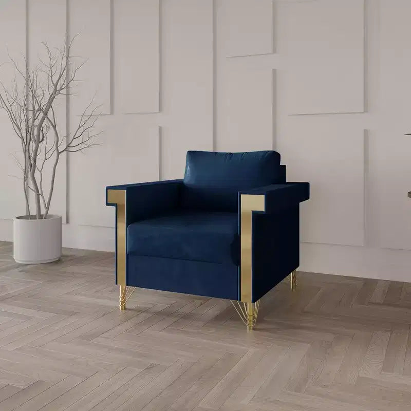 Chaise en velours ChaletPosh